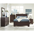 Pemberly Row 6-Drawer Bedroom Dresser with Mirror Set in Dark Cocoa