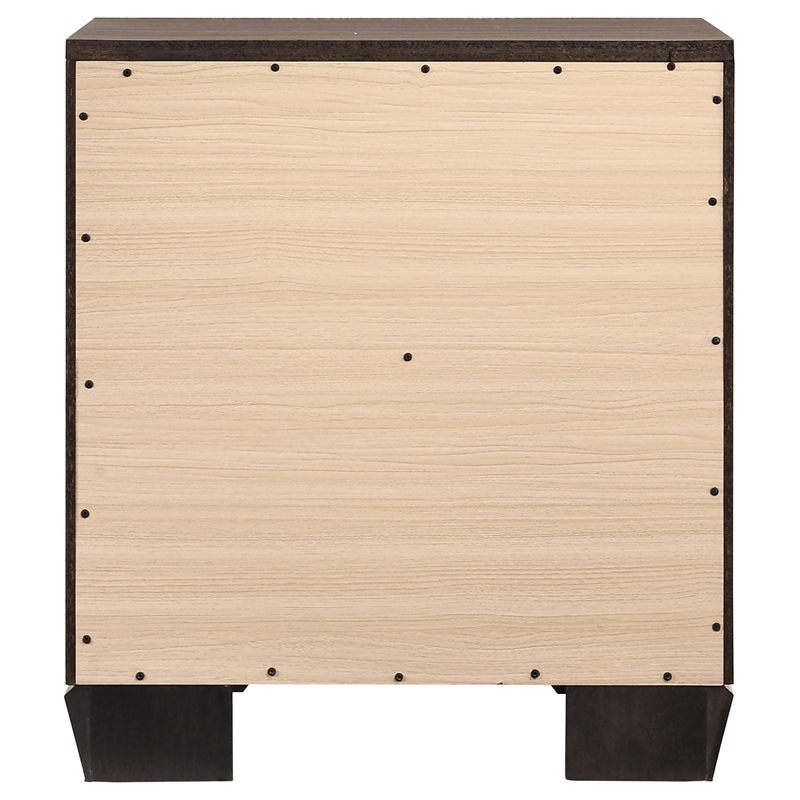 Pemberly Row Transitional 2-Drawer Nightstand in Washed Taupe