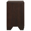 Pemberly Row Transitional 2-Drawer Wood Nightstand in Dark Cocoa