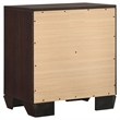 Pemberly Row Transitional 2-Drawer Wood Nightstand in Dark Cocoa