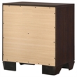 Pemberly Row Transitional 2-Drawer Wood Nightstand in Dark Cocoa