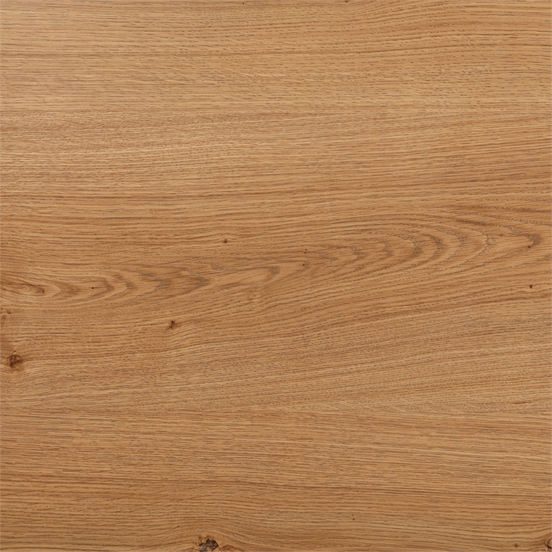 Pemberly Row 76-Inch Extension Leaf Dining Table in Natural Brown