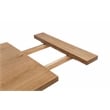 Pemberly Row 106-Inch Extension Leaf Dining Table in Natural Brown