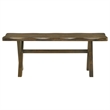 Pemberly Row 47-Inch Solid Wood Dining Bench in Knotty Nutmeg