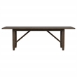 Pemberly Row Rectangular 94-inch Wood Dining Table in Light Brown