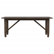 Pemberly Row Rectangular 94-inch Wood Dining Table in Light Brown