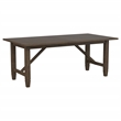 Pemberly Row Rectangular 94-inch Wood Dining Table in Light Brown