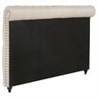 Pemberly Row 57-inch Tufted Upholstered Eastern King Headboard in Beige