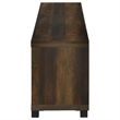 Pemberly Row 71-inch Engineered Wood TV Stand Fireplace in Dark Pine