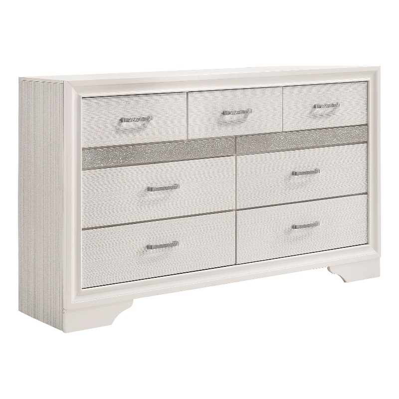 Pemberly Row 9-Drawer Dresser with Hidden Jewelry Drawer in White