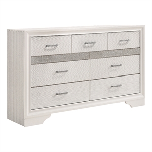 Pemberly Row 9-Drawer Dresser with Hidden Jewelry Drawer in White