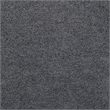 Pemberly Row Tufted Upholstered Fabric Rectangular Ottoman in Charcoal Grey