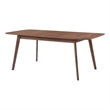 Pemberly Row 5-piece Rectangular Dining Set in Natural Walnut