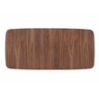 Pemberly Row 5-piece Rectangular Dining Set in Natural Walnut