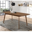 Pemberly Row 75-inch Extension Leaf Dining Table in Natural Walnut