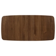 Pemberly Row 75-inch Extension Leaf Dining Table in Natural Walnut