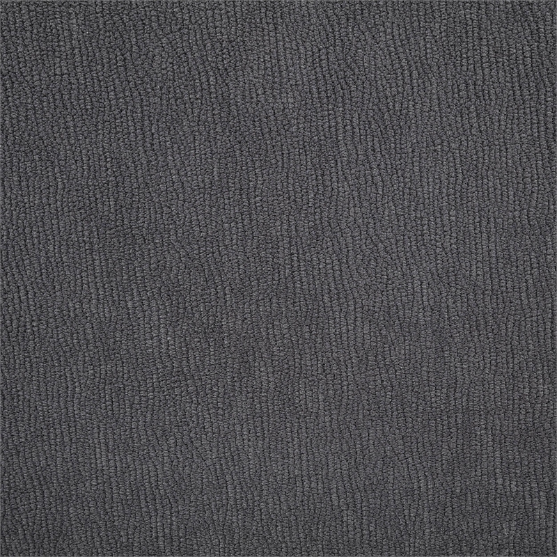 Pemberly Row Fabric Power Swivel Glider Recliner in Charcoal Gray