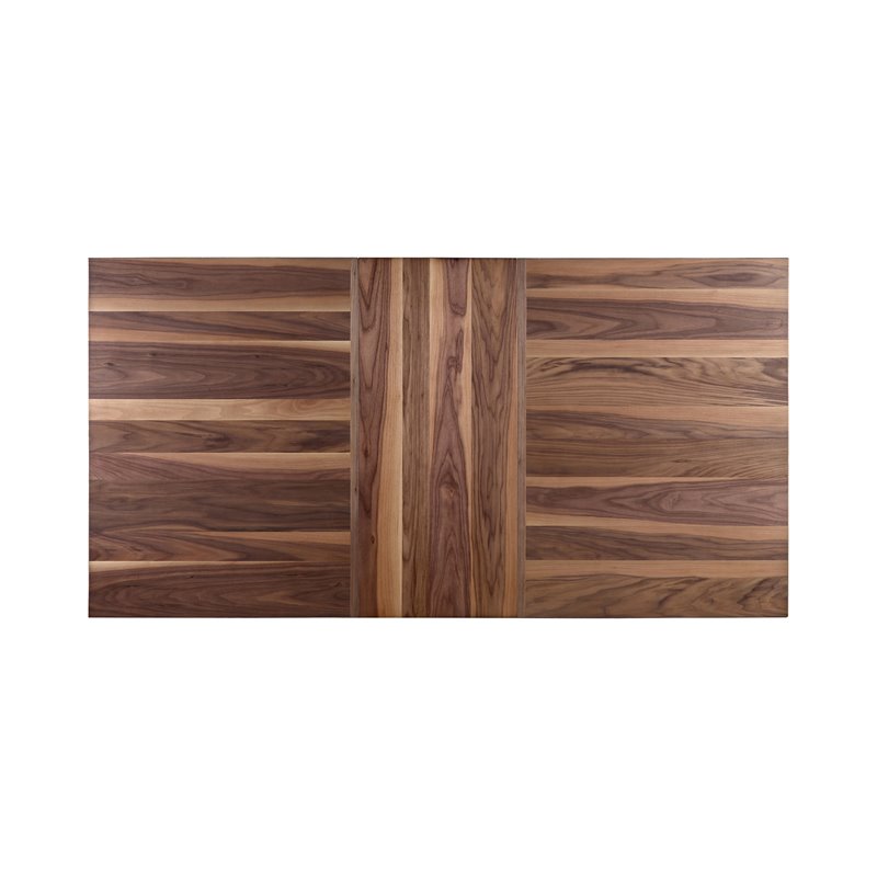 Pemberly Row 7-Piece Rectangular Dining Table Set in Chocolate