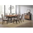 Pemberly Row 5-Piece Rectangular Dining Table and 4 Chair Set in Taupe