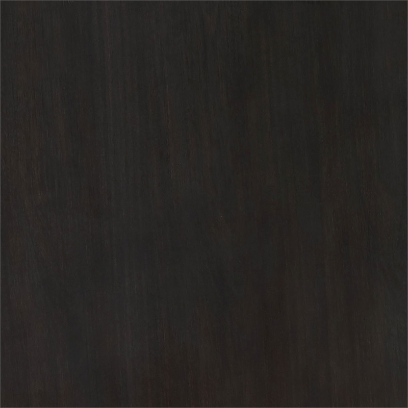 Pemberly Row 9-Piece Fabric Dining Table Set in Tan/Distressed Noir