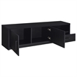 Pemberly Row 70-inch 2-door TV Stand Media Console with Drawer in Black