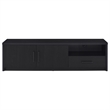 Pemberly Row 70-inch 2-door TV Stand Media Console with Drawer in Black