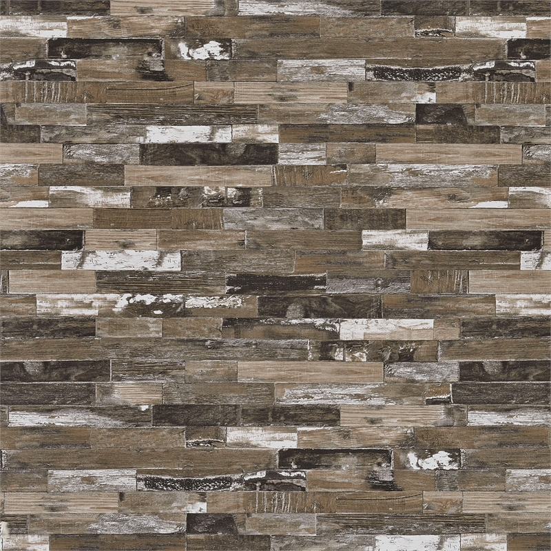 Pemberly Row 59-inch 4-shelf Writing Desk in Weathered Brown
