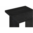 Pemberly Row 2-Piece Transitional Wood Coffee and End Table Set in Black