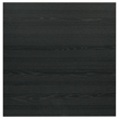 Pemberly Row 2-Piece Transitional Wood Coffee and End Table Set in Black