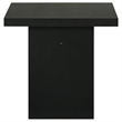 Pemberly Row 2-Piece Transitional Wood Coffee and End Table Set in Black