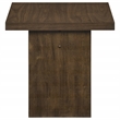 Pemberly Row 2-Piece Transitional Wood Coffee and End Table Set in Walnut