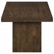 Pemberly Row 2-Piece Transitional Wood Coffee and End Table Set in Walnut