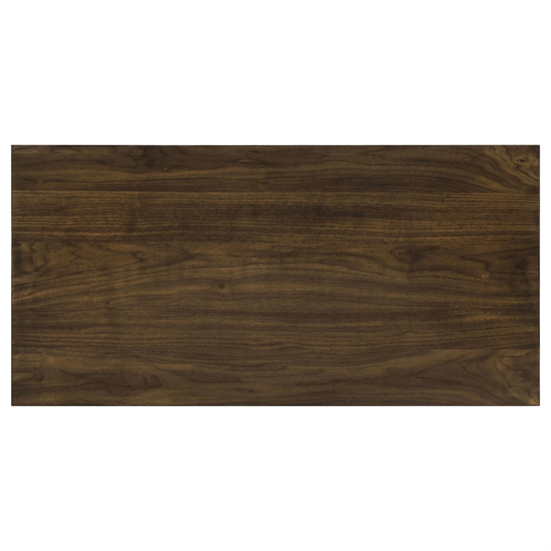 Pemberly Row 2-Piece Transitional Wood Coffee and End Table Set in Walnut