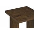 Pemberly Row 2-Piece Transitional Wood Coffee and End Table Set in Walnut