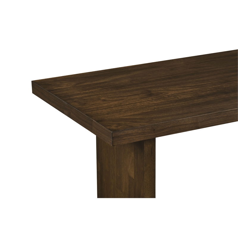 Pemberly Row 2-Piece Transitional Wood Coffee and End Table Set in Walnut