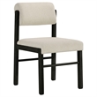 Pemberly Row 7-Piece Wood Dining Set with Spindle Chair in Cream/Black