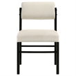 Pemberly Row 7-Piece Wood Dining Set with Spindle Chair in Cream/Black