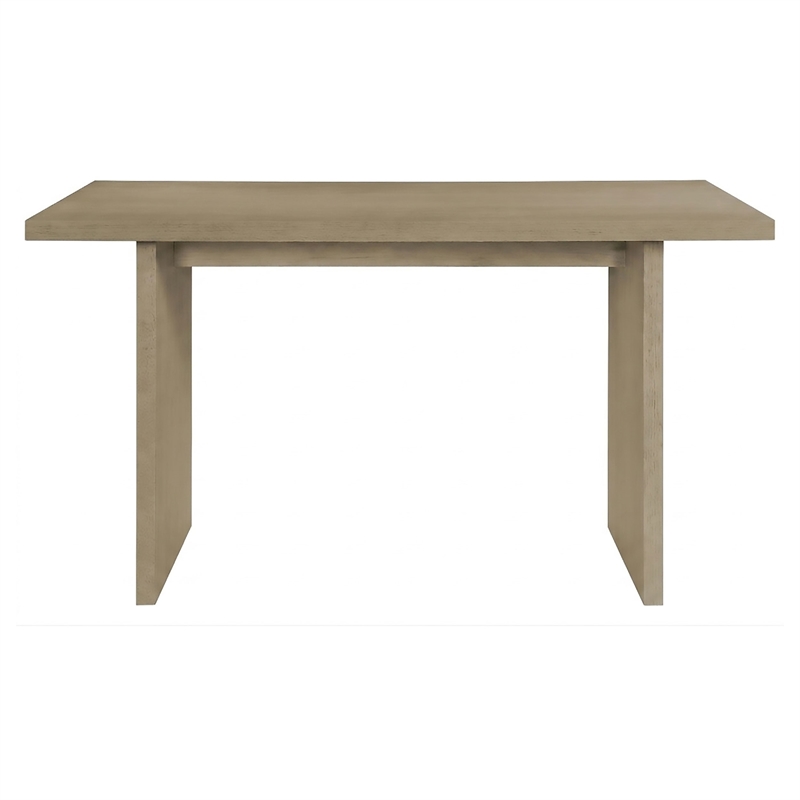 Pemberly Row 7-Piece 70-Inch Wood Counter Dining Set in Cream/Natural Oak