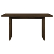 Pemberly Row 7-Piece Fabric and Wood Counter Dining Set in Cream/Walnut