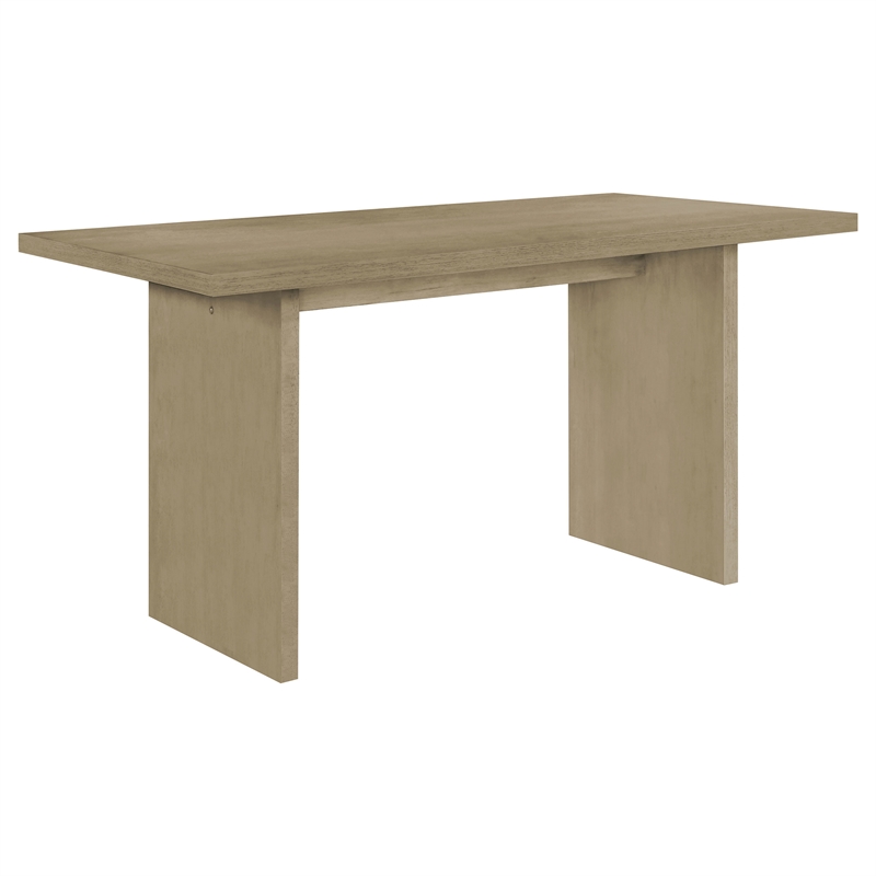 Pemberly Row 7-Piece Wood and Faux Leather Counter Dining Set in Oak/Black