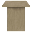 Pemberly Row 7-Piece Velvet Counter Dining Set in Cream/Natural Oak