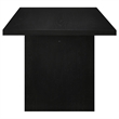 Pemberly Row 7-Piece Rectangular Dining Set with Spindle Chair in Black