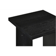 Pemberly Row 3-Piece Transitional Wood Coffee and End Table Set in Black