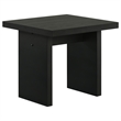 Pemberly Row 3-Piece Transitional Wood Coffee and End Table Set in Black
