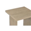 Pemberly Row 3-Piece Wood Coffee and End Table Set in Natural Oak