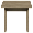 Pemberly Row 3-Piece Wood Coffee and End Table Set in Natural Oak
