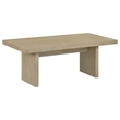 Pemberly Row 3-Piece Wood Coffee and End Table Set in Natural Oak
