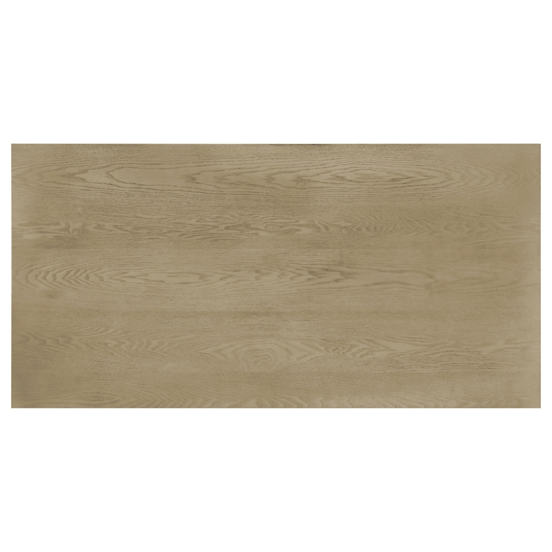 Pemberly Row 3-Piece Wood Coffee and End Table Set in Natural Oak