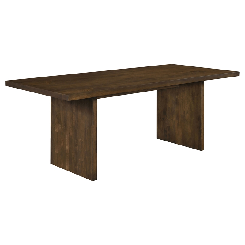 Pemberly Row 7-Piece 82-Inch Wood Dining Set with Spindle Chair in Walnut