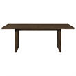 Pemberly Row 7-Piece 82-Inch Wood Dining Set with Spindle Chair in Walnut